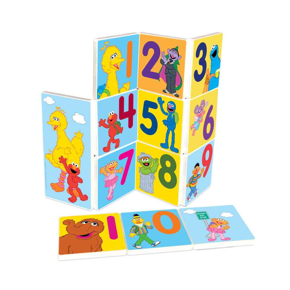 CreateOn Sesame Street Big Bird tiles spark storytelling through colorful constructions.