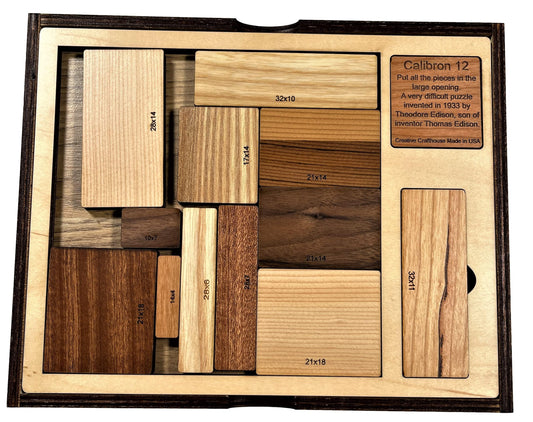 Creative Crafthouse Calibron 12 base opening shows the large cavity for 12-piece fit