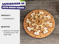 Creative Crafthouse Safecracker 40 teen-difficulty puzzle for curious minds