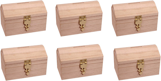 Creative Hobbies treasure chest assembled and ready for custom decoration and gifting ideas