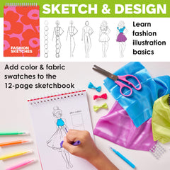 Swatch booklet and trims for customizing couture looks