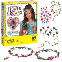 Creativity for Kids flower crowns kit — four crowns for imaginative dress-up