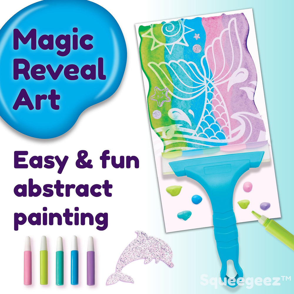 Creativity for Kids Squeegeez squeegee tool enables unique textures in dot art