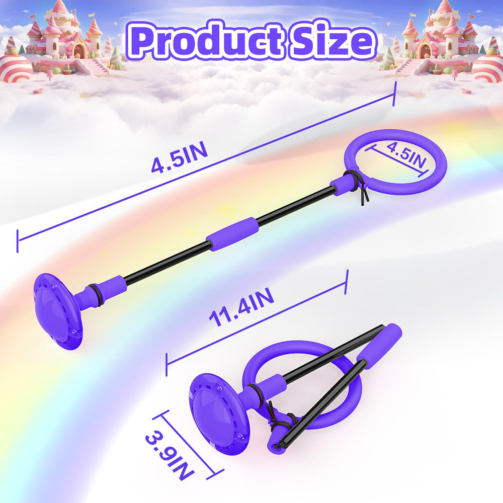 Credmate colorful LED wheel creates dynamic light effects to enhance exercise and playtime.