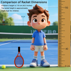Crefotu kids tennis racket compact size ideal for small hands
