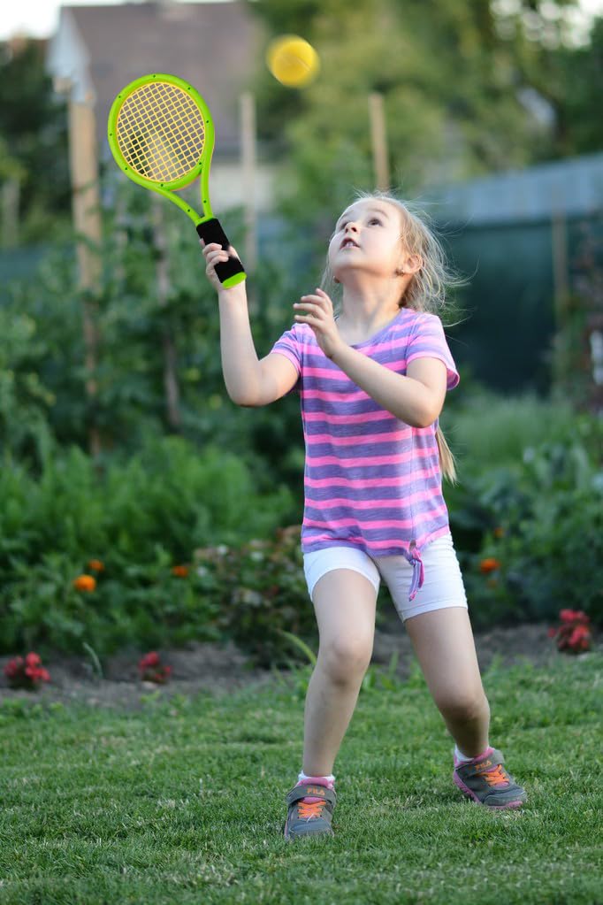 Crefotu kid-friendly set enables safe, supervised outdoor play or indoor activity during rainy days.
