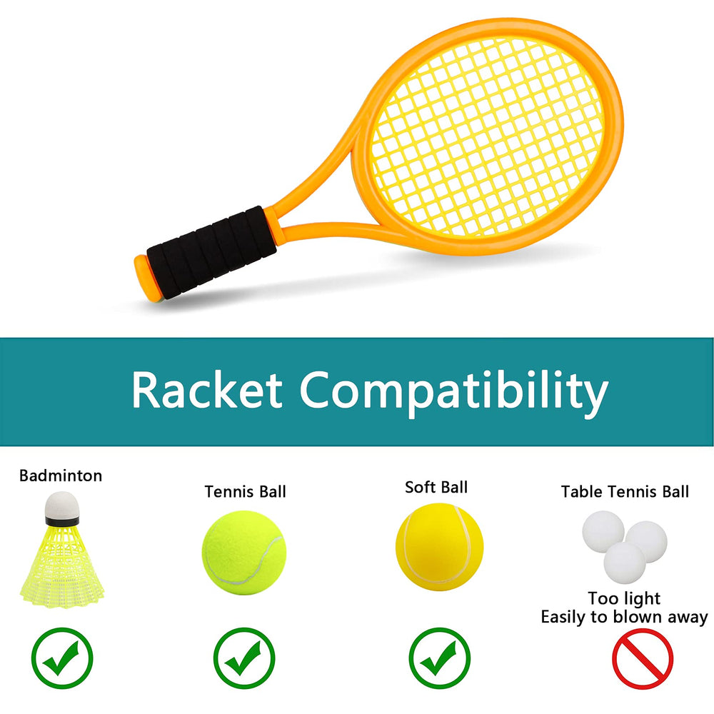 Crefotu shuttlecocks included, lightweight practice aids for early-hand coordination on any surface.