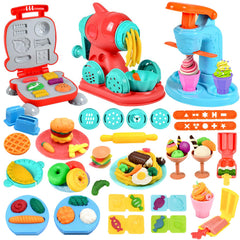Crelloci 3 in 1 color dough ice cream maker ready for imaginative play