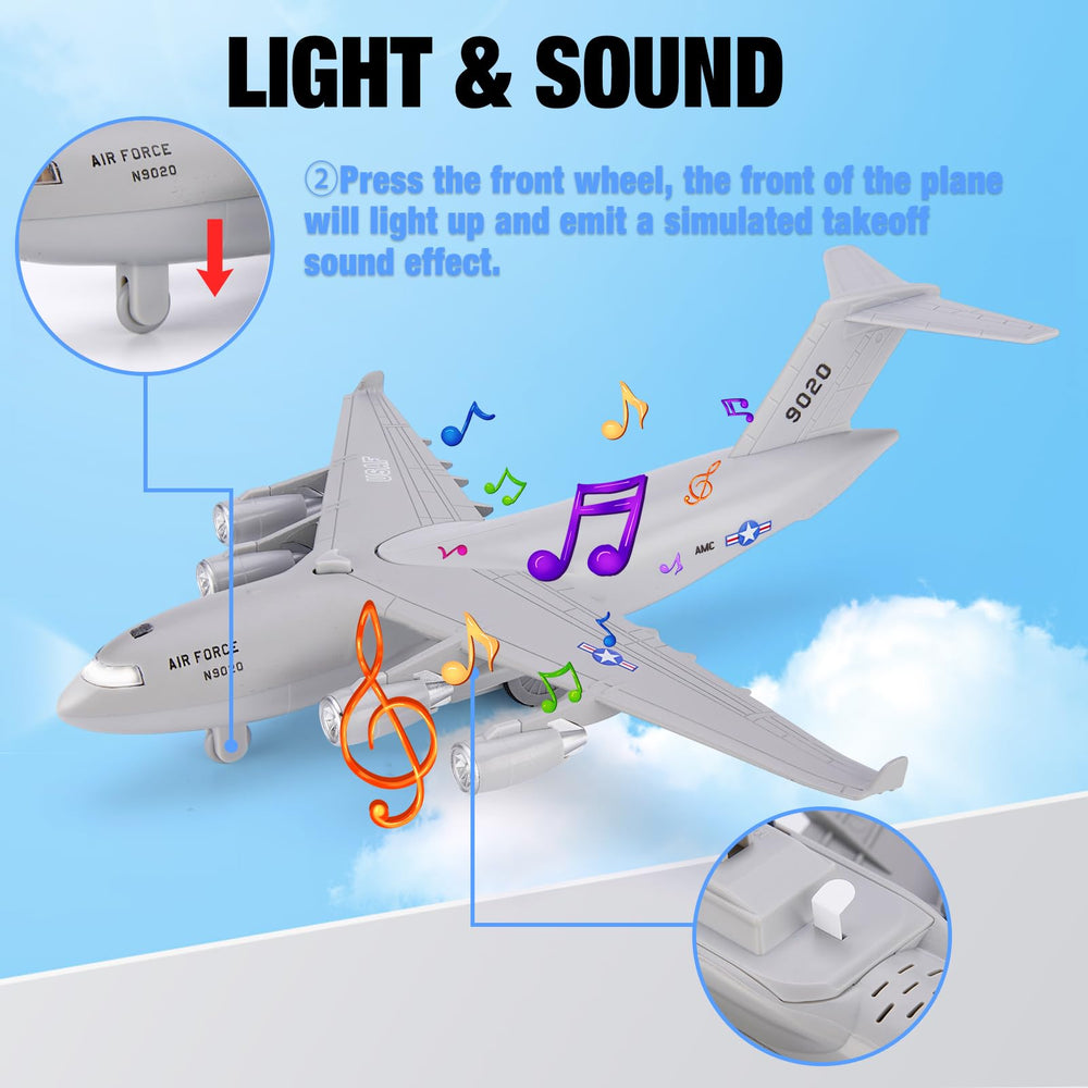 Crelloci Air Force plane interior cockpit view with features