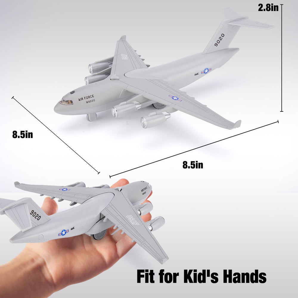 Crelloci Air Force plane rear view demonstrating balanced design