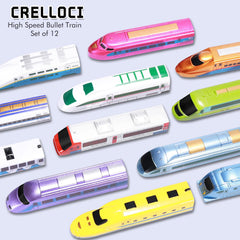 Crelloci Bullet Train gift idea ideal for birthdays and holidays promoting imaginative play.