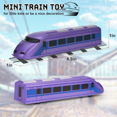 Crelloci Bullet Train no batteries required supports quick, tidy play sessions.