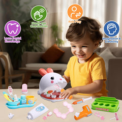 Crelloci cavity-exam pretend kit supports imaginative oral care scenarios