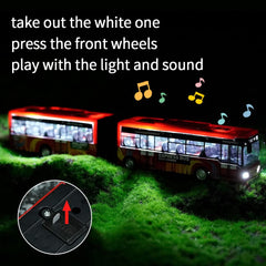 Crelloci City Bus Toy interior seats visible for realistic pretend play