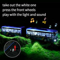 Crelloci City Bus Toy interior detail showing seats and steering wheel for realism.