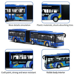 Crelloci bus toy featuring lights and sounds to boost imaginative play.