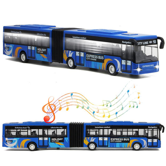 Crelloci City Bus Toy with pull-back action for simple, engaging play.