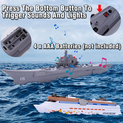 Crelloci cruise ship toy exterior invites imaginative voyages on any tabletop ocean.