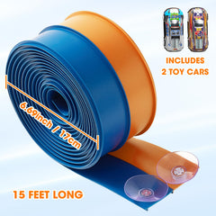 Criez two 1/64-scale cars included for immediate racing fun.