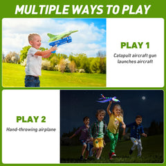 CRILARY night flight scene with glowing airplanes for safe play.