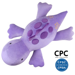 Crillop 4LB weighted dinosaur hug pose for calming play.