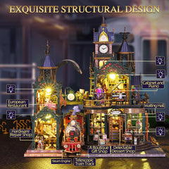 CRIOLPO DIY dollhouse kit cozy interior details and diorama corners.