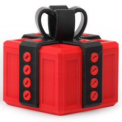 Critigulf annoying gift box with screws tests opening skills for a playful party prank.
