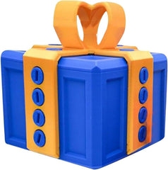 critigulf annoying kids gift box blue gold front view ideal for playful pranks