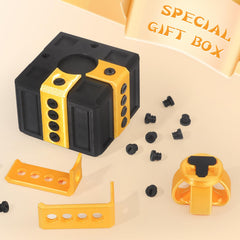 Critigulf prank box with visible screws; sparks curiosity and laughter