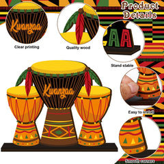 CroBlissful Kwanzaa desk decor adds festive atmosphere to work areas