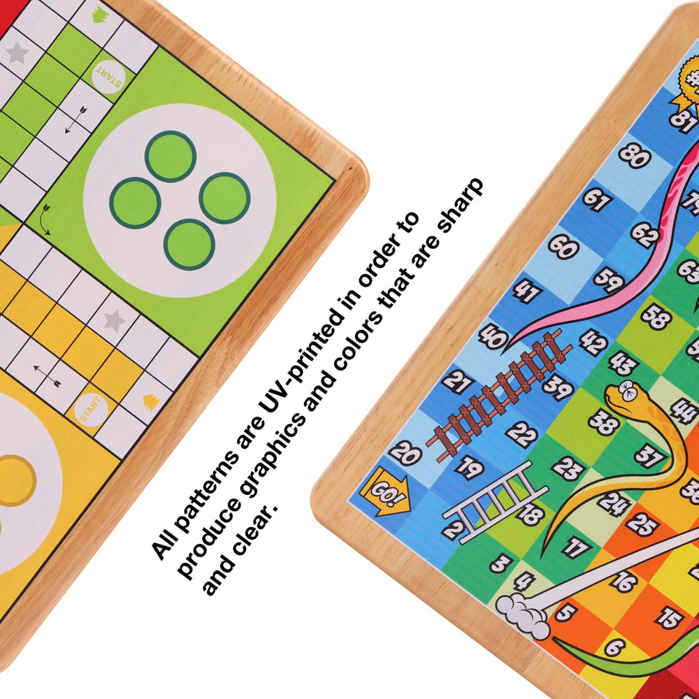 Crobyi game pieces and dice set with smooth handling for quick setup.