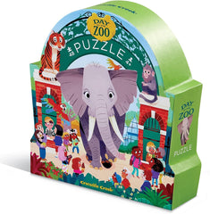 Crocodile Creek Above and Below puzzle cover with bright colors for engaging floor play