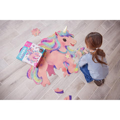 Crocodile Creek Above and Below unicorn puzzle colors spark imaginative play.