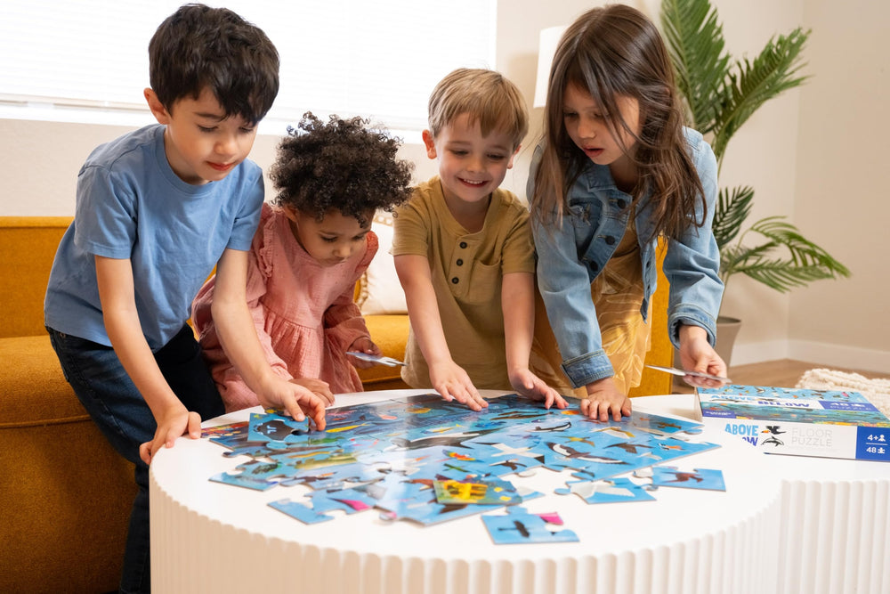 Kid-friendly inks and FSC-certified materials in Crocodile Creek puzzle