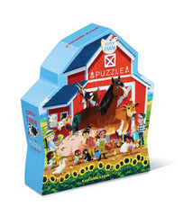 Crocodile Creek Day at The Farm puzzle box serves as durable storage after playtime.