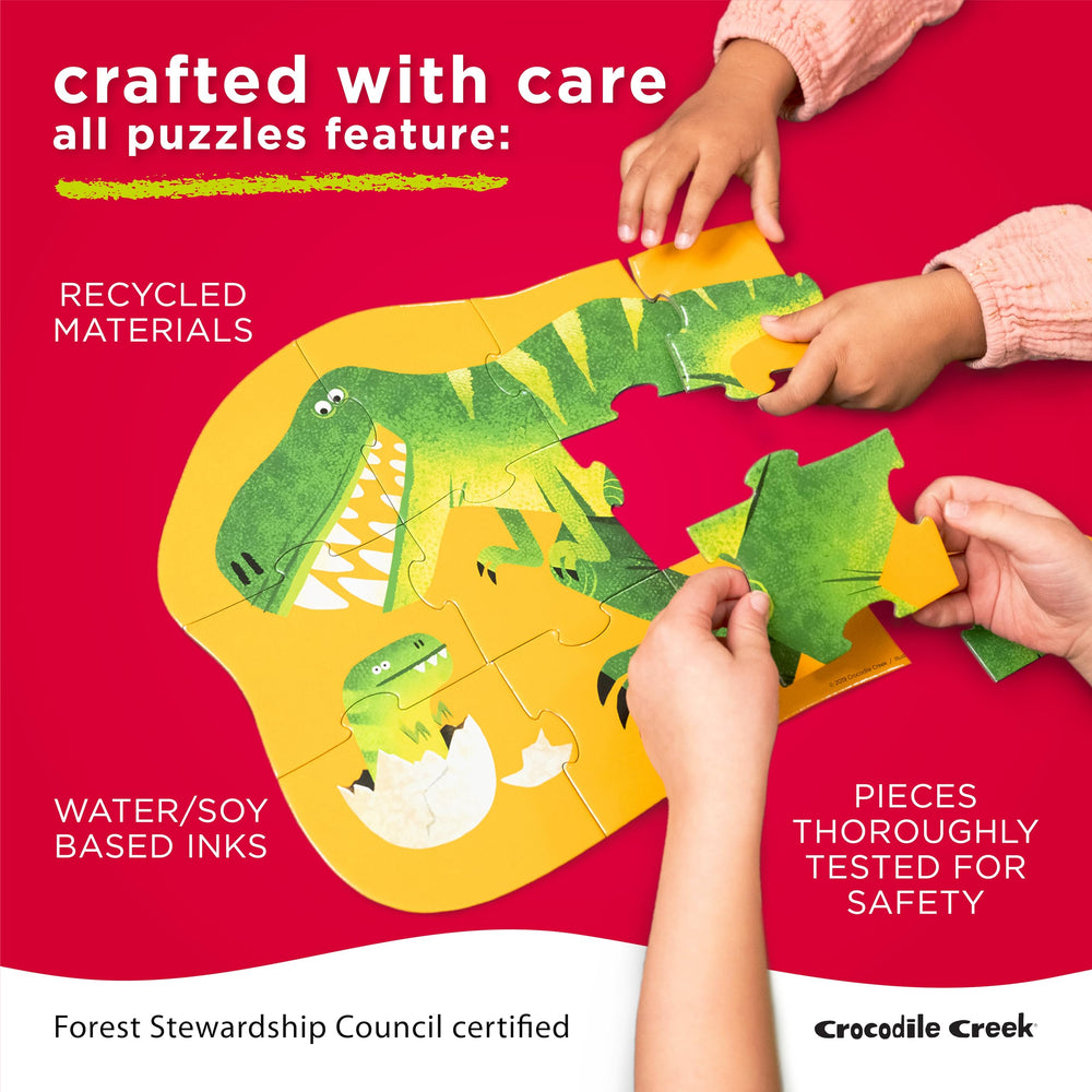 Crocodile Creek heavy-duty storage box for puzzle pieces