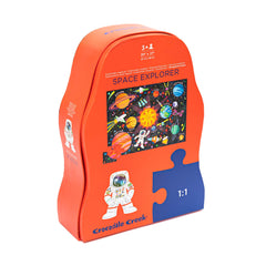 Crocodile Creek puzzle pieces are kid-friendly and designed for little hands.