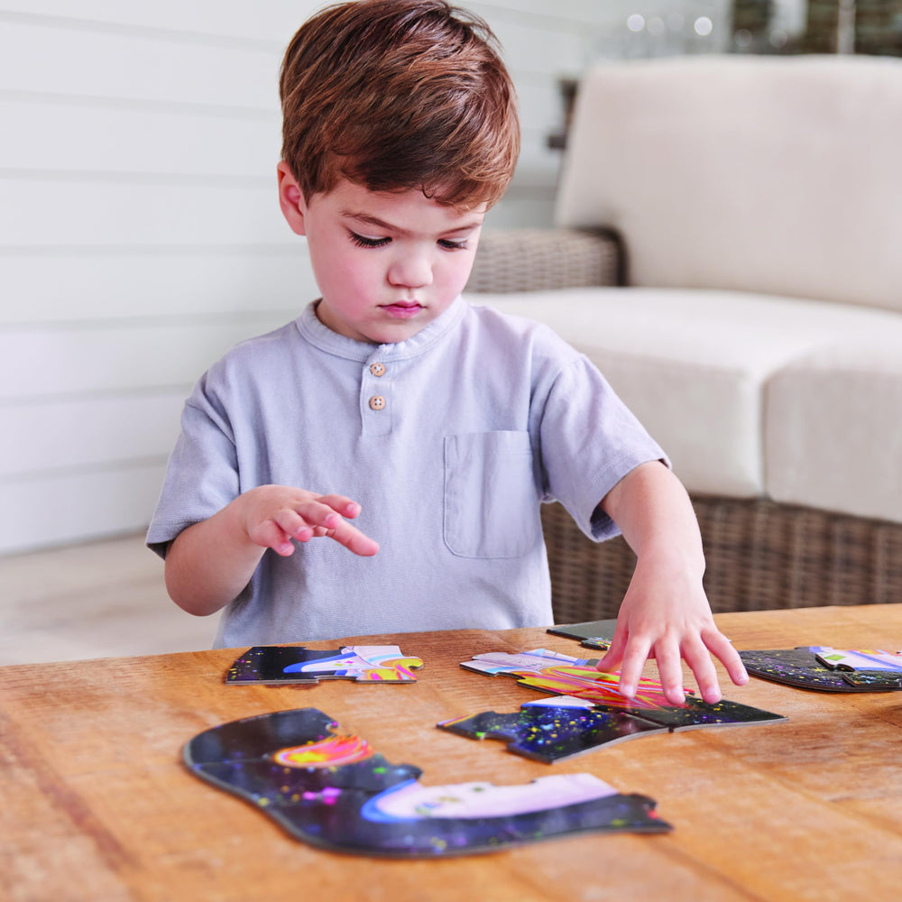 Crocodile Creek 12-piece design fits on the floor