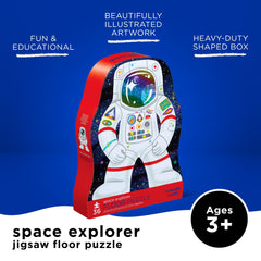 Crocodile Creek Space Explorer artwork encourages focus during group or solo sessions.