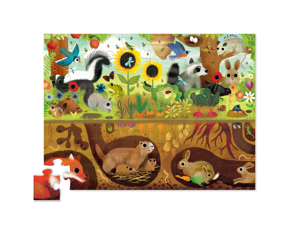 Crocodile Creek vibrant illustration floor puzzle encouraging imaginative play