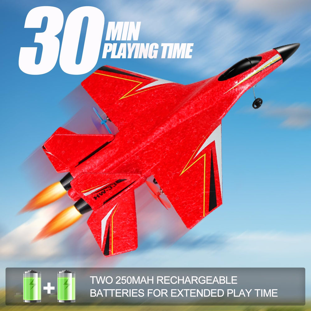 Crohorizon foam RC plane built with EPP material for durability.