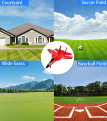 Crohorizon RC plane range up to 400 feet for outdoor exploration.