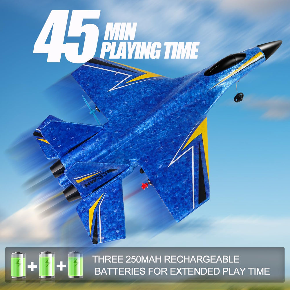Crohorizon RC Plane 2.4GHz signal provides interference-free flying with friends.