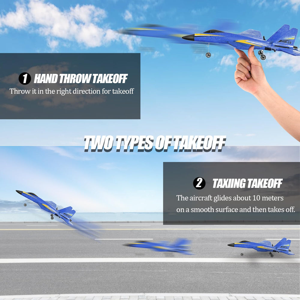 Crohorizon RC Plane quick assembly for fast setup and takeoffs.
