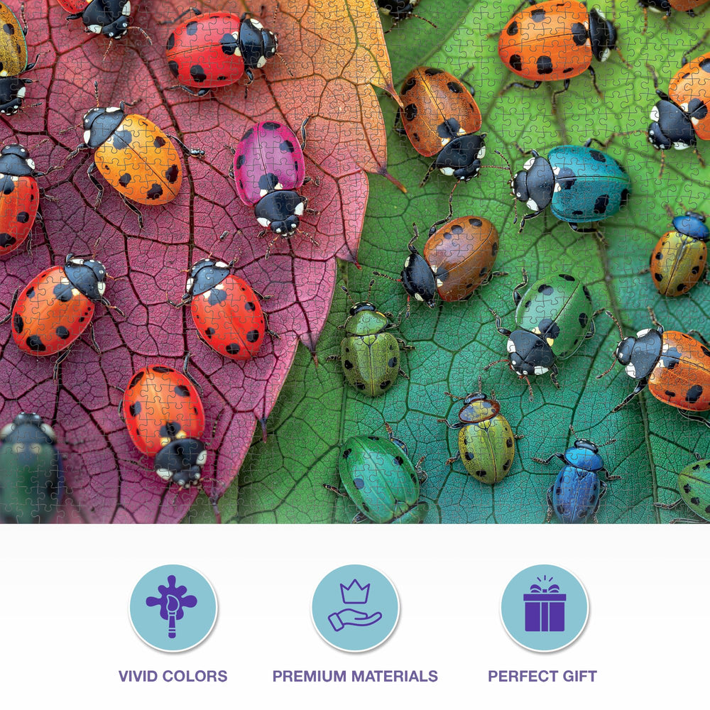 Cross & Glory color palette detail showcasing rich hues for mindful puzzling.