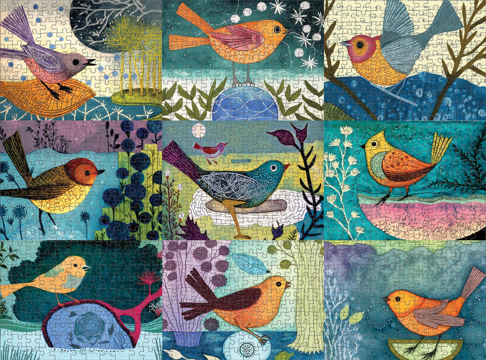 Cross & Glory Festival Nine Birds color collage close-up with vibrant hues