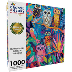 Cross & Glory Hootenanny Indian-pattern foliage close-up: vibrant colors.