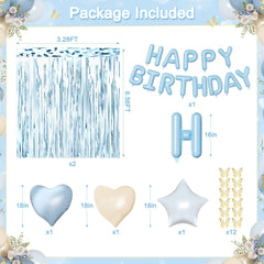 Crossfingers 18-inch foil heart balloons add romantic accents to birthday setups.
