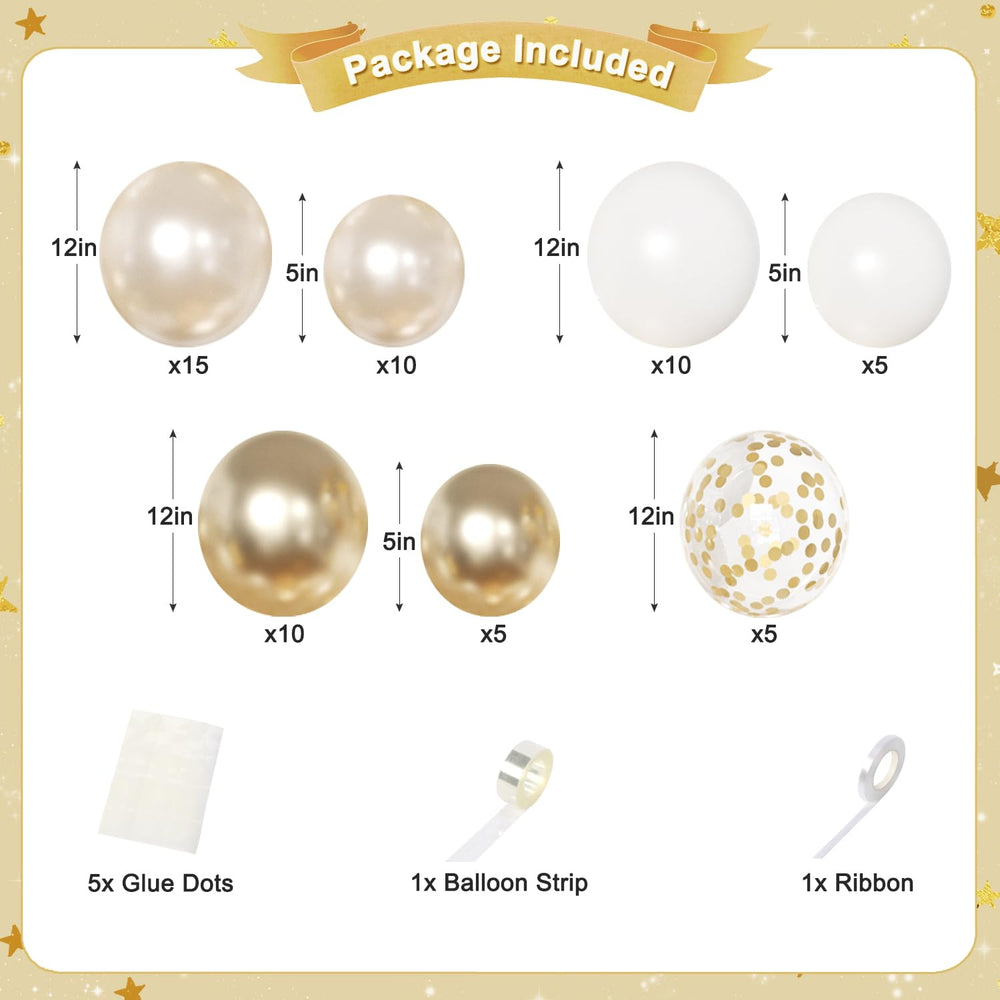 CROSSFINGERS 18-inch gold foil stars balloons add a sparkling centerpiece for photos.