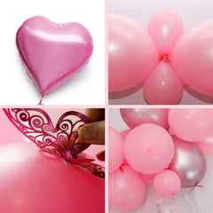 CROSSFINGERS pink banner and ribbon with glue dots enable quick DIY setup